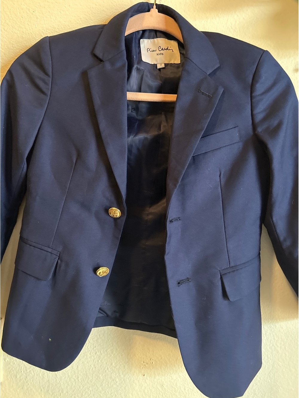 Pierre Cardin Kids Navy Blue Blazer Size 7